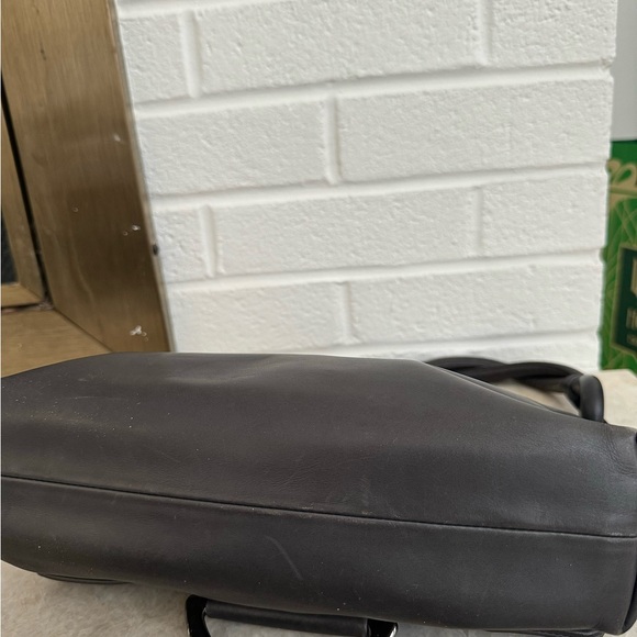 Christian Dior Dark Grey Leather Small Demi Lune Flap Bag - Picture 16 of 16